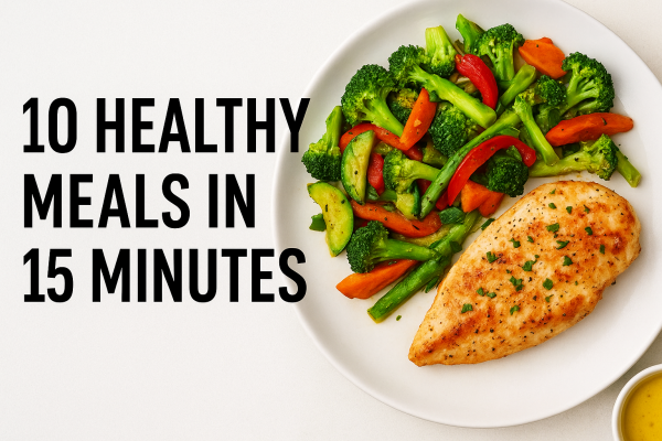 10 Healthy Meals You Can Make in Under 15 Minutes